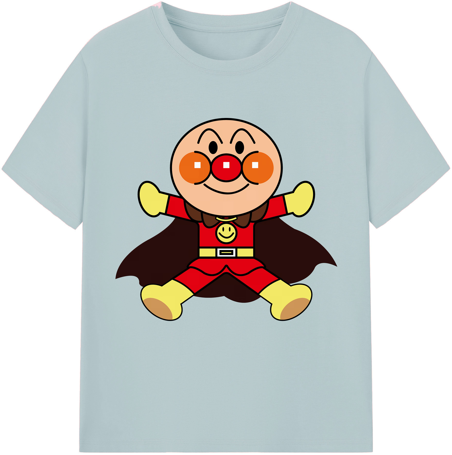 （画像用） アンパンマン Anpanman 綿100％半袖Tシャツ（フロントプリント）